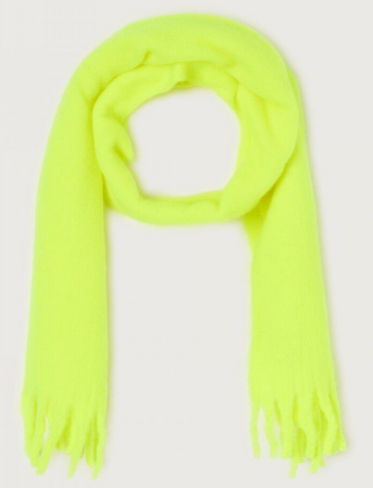 AMERICAN VINTAGE ZINACO SHAWL -  NEON GEEL